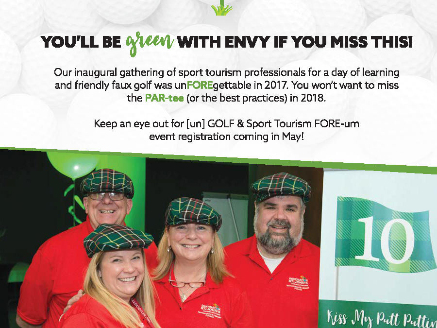 STD: [un] GOLF + Sport Tourism FORE-um 2018