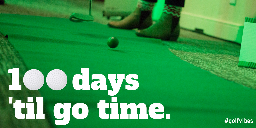 100 Days to Go ⛳ = 10% Off