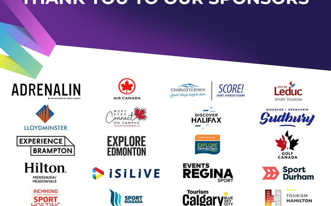 Sport Tourism Canada Thanks Sponsors for Supporting SEC26