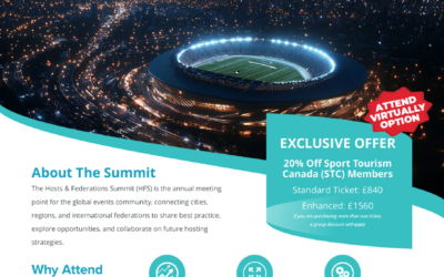 Exclusive Offer – 20% OFF for Sport Tourism Canada Members