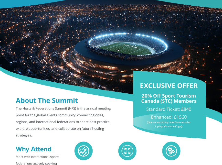 Exclusive Offer – 20% OFF for Sport Tourism Canada Members
